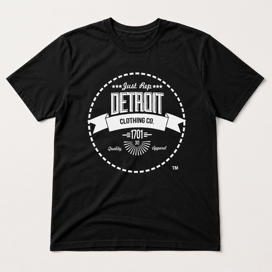 JRD Classic Circle Logo Tee (White Print)