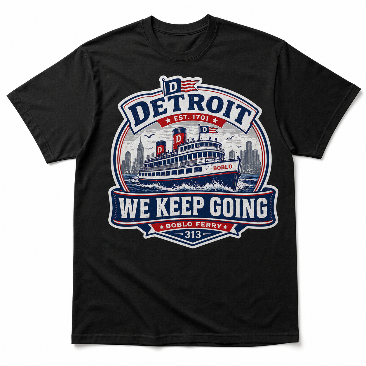 Detroit Boblo Ferry Emblem