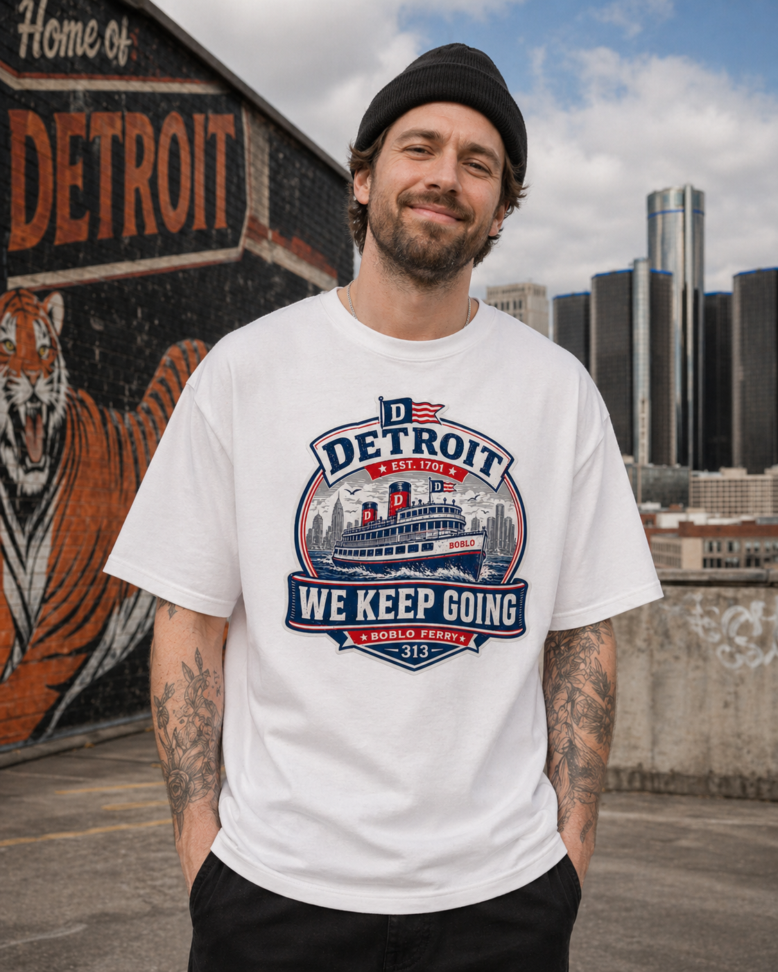 Detroit Boblo Ferry Emblem